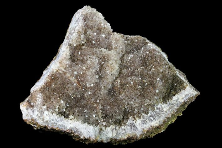 Quartz Crystal Geode Section - Morocco #136929